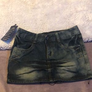 jean skirt